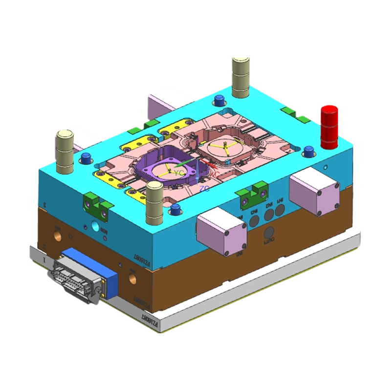 Automotive Plastic Airbag Mounting & Support Bracket injection mold