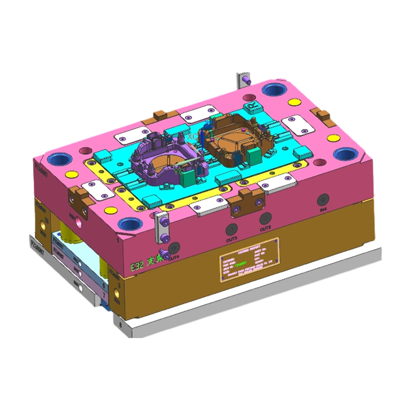 Automotive Plastic Airbag Mounting & Support Bracket injection mold