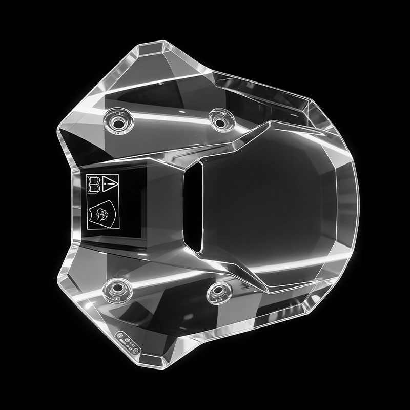 Motorcycle Clear Windshield injection mold