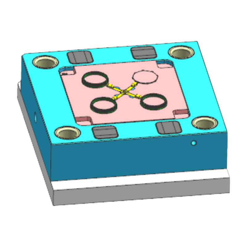 Plastic Screw Nut Injection Mold Part