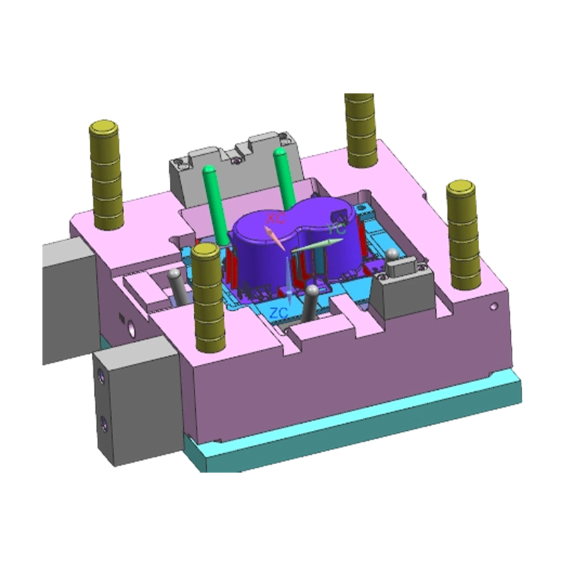 Rolling Shutter Cup Holder Assembly Injection Mold