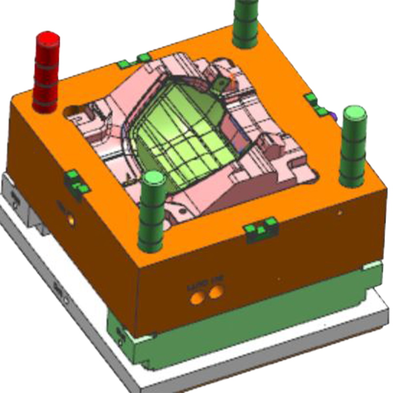 Two-Color Injection Molded Part Injection Mold Parts