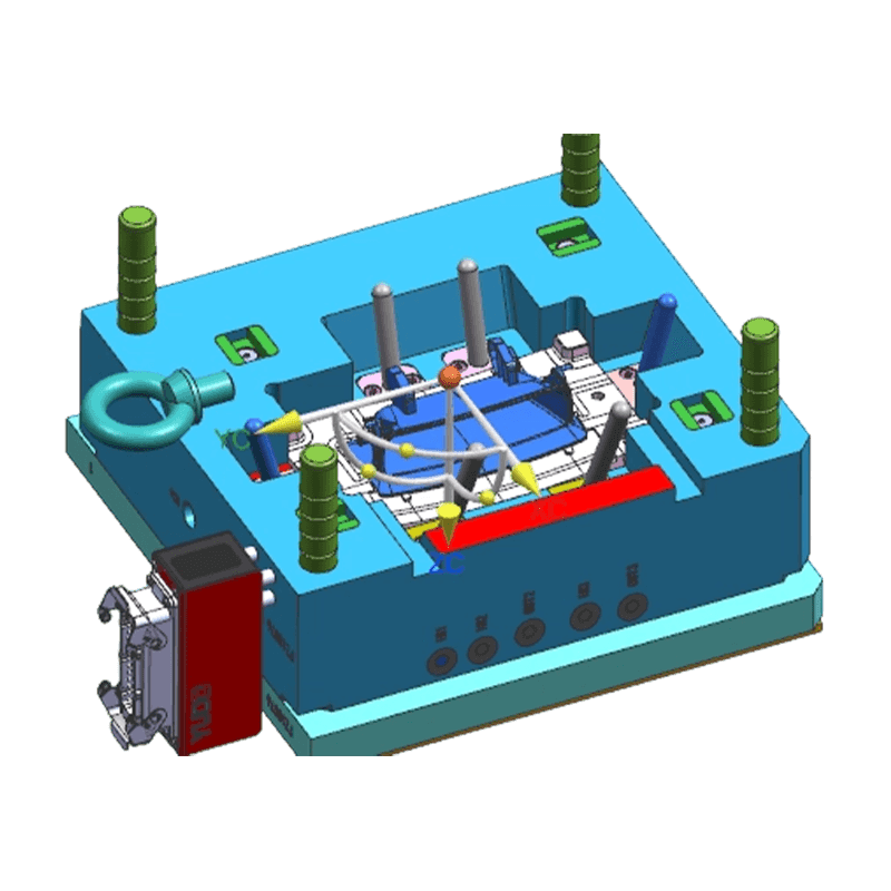 Flip-Up Dash Storage Injection Mold