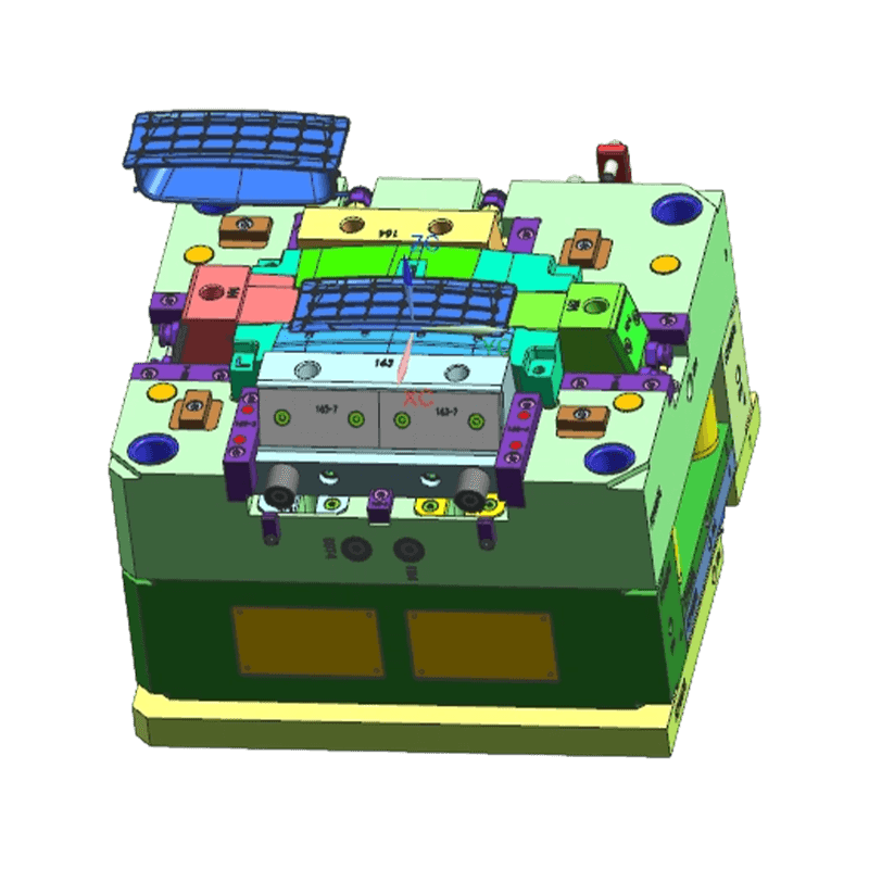 Flip-Up Dash Storage Injection Mold