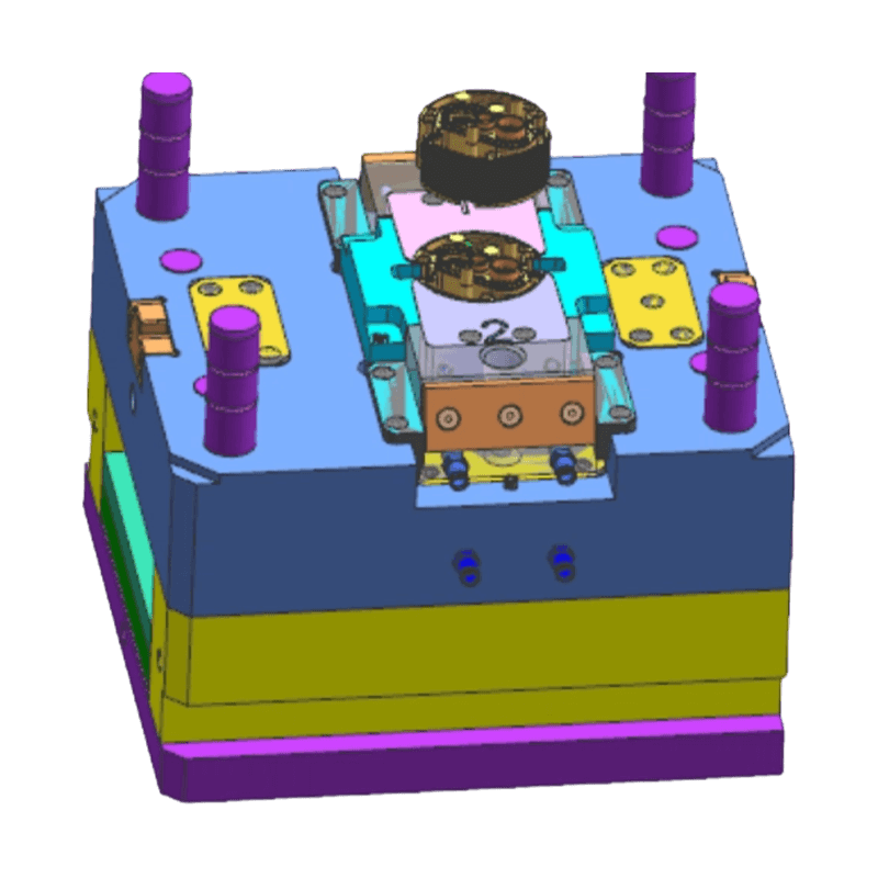 High-Temperature Resistant Threaded Plastic Injection Mold Parts