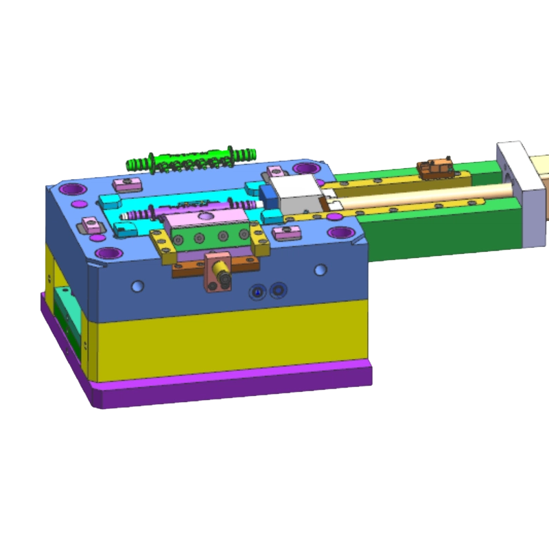 Plastic Multi-Tube Connector Injection Mold Parts