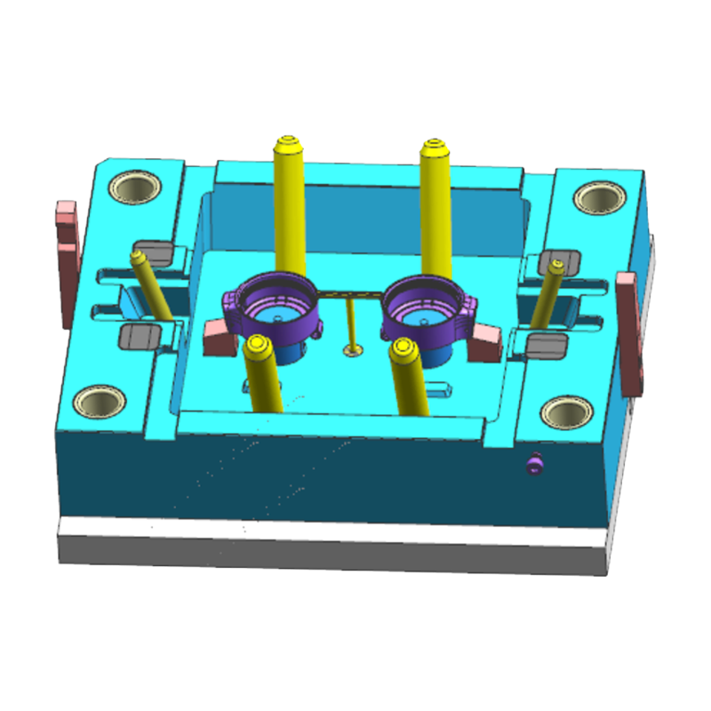 Flip-Top Thermos Cup Lid #2 Injection Mold Part