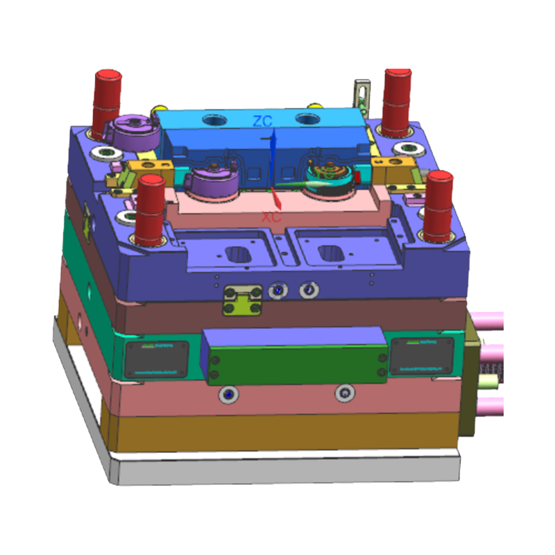 Flip-Top Thermos Cup Lid #1 Injection Mold Part