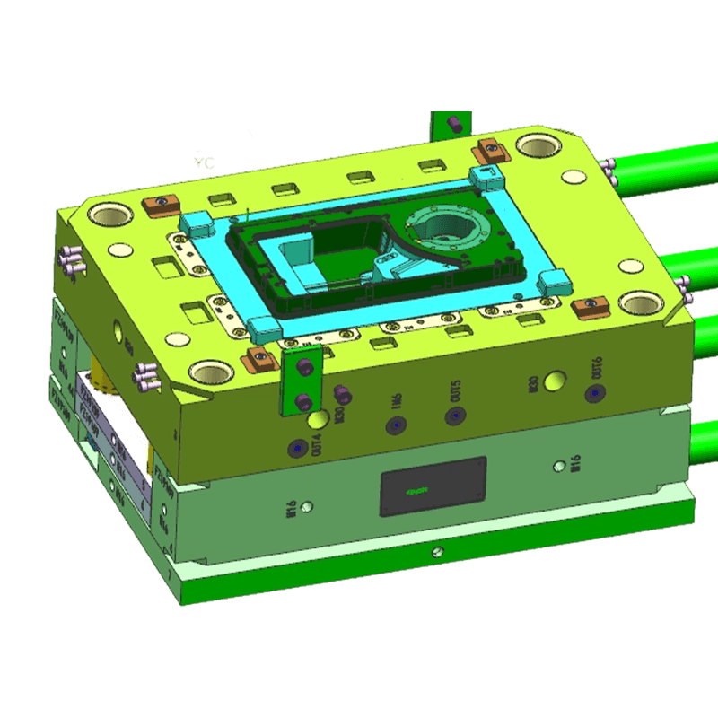 Charging Pile Shell Without Screen Injection Mold