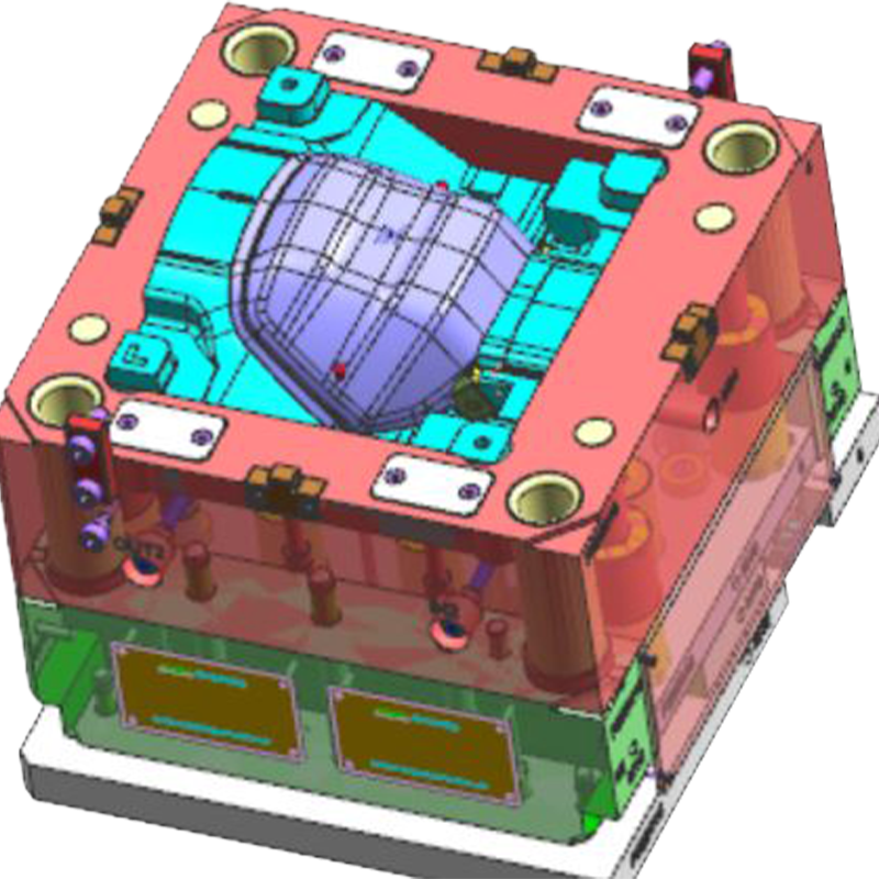 Two-Color Injection Molded Part Injection Mold Parts