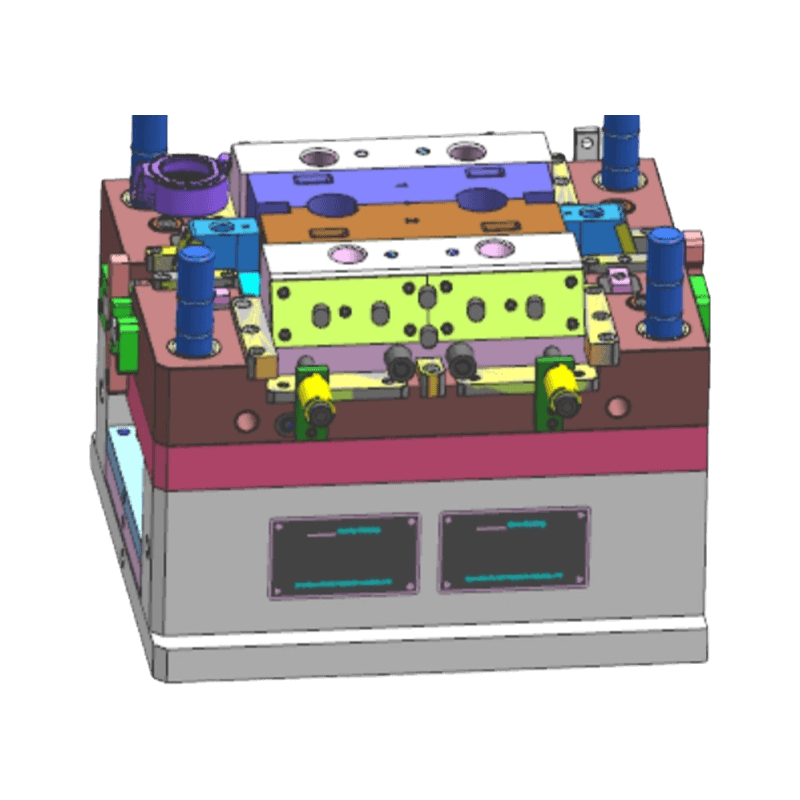 Flip-Top Thermos Cup Lid #2 Injection Mold Part