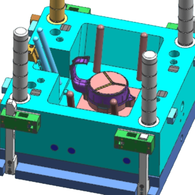 Water Heater Handle Injection Mold Part