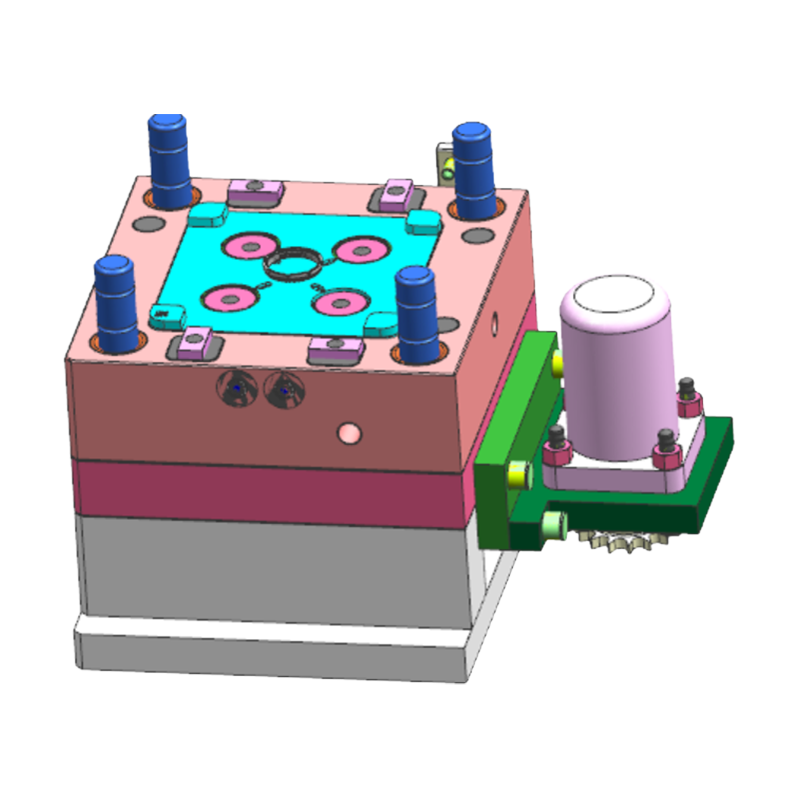 Plastic Screw Nut Injection Mold Part