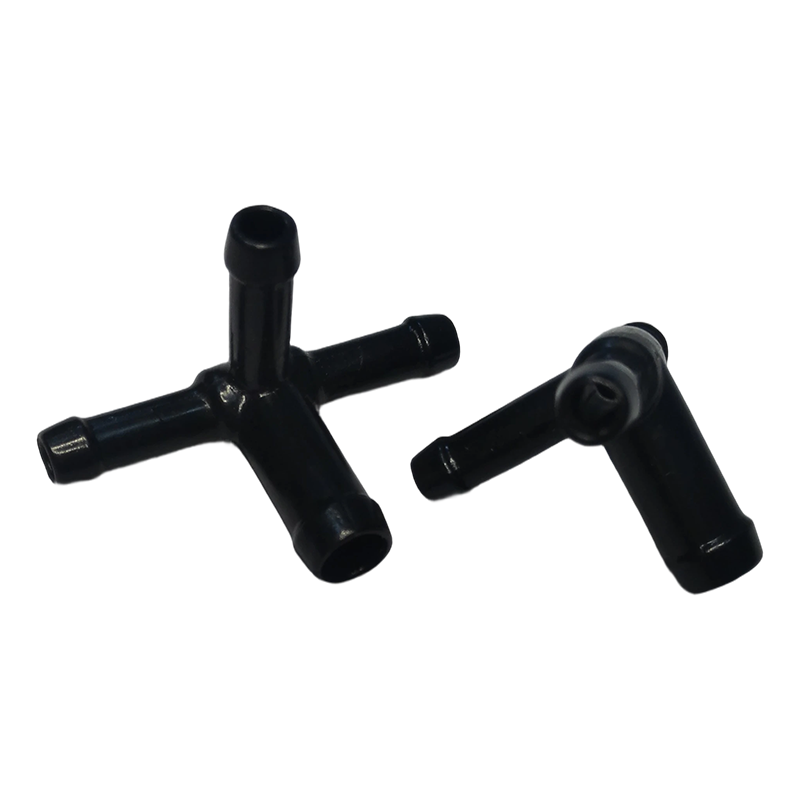 Plastic 4-Way Connector Injection Mold Parts