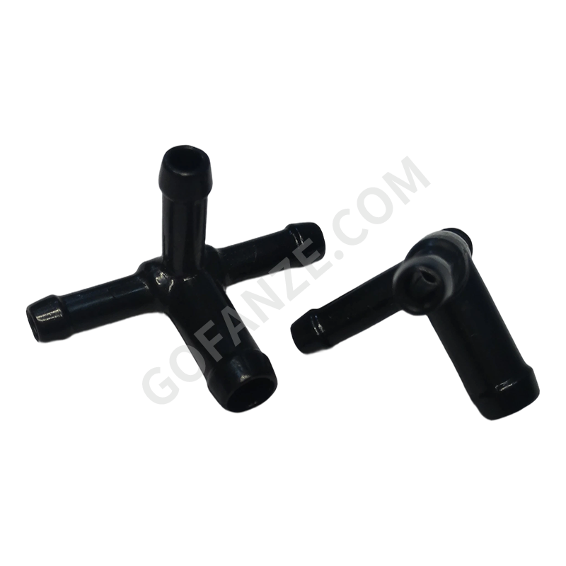 Plastic 4-Way Connector Injection Mold Parts