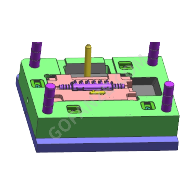 Plastic Multi-Tube Connector Injection Mold Parts Plastic Multi-Tube Connector Injection Mold Parts