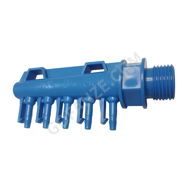 Plastic Multi-Tube Connector Injection Mold Parts Plastic Multi-Tube Connector Injection Mold Parts