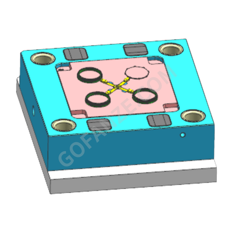 Plastic Screw Nut Injection Mold Part