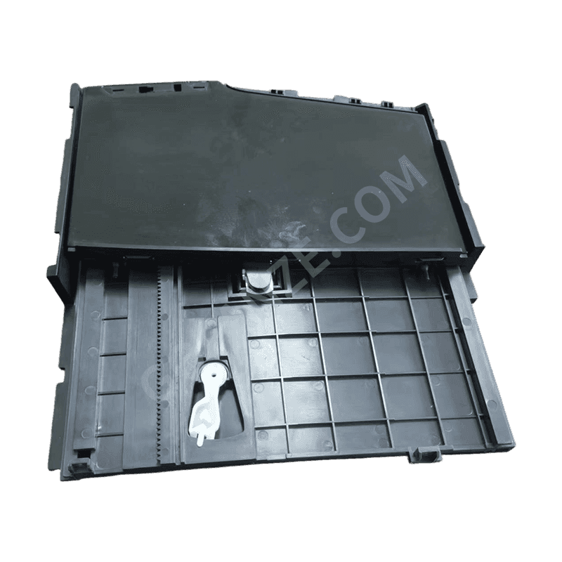 Push-To-Open Center Console Storage Injection Mold